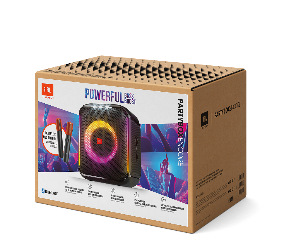 Partybox Encore, Portable BT Party Speaker, IPX4, Mic