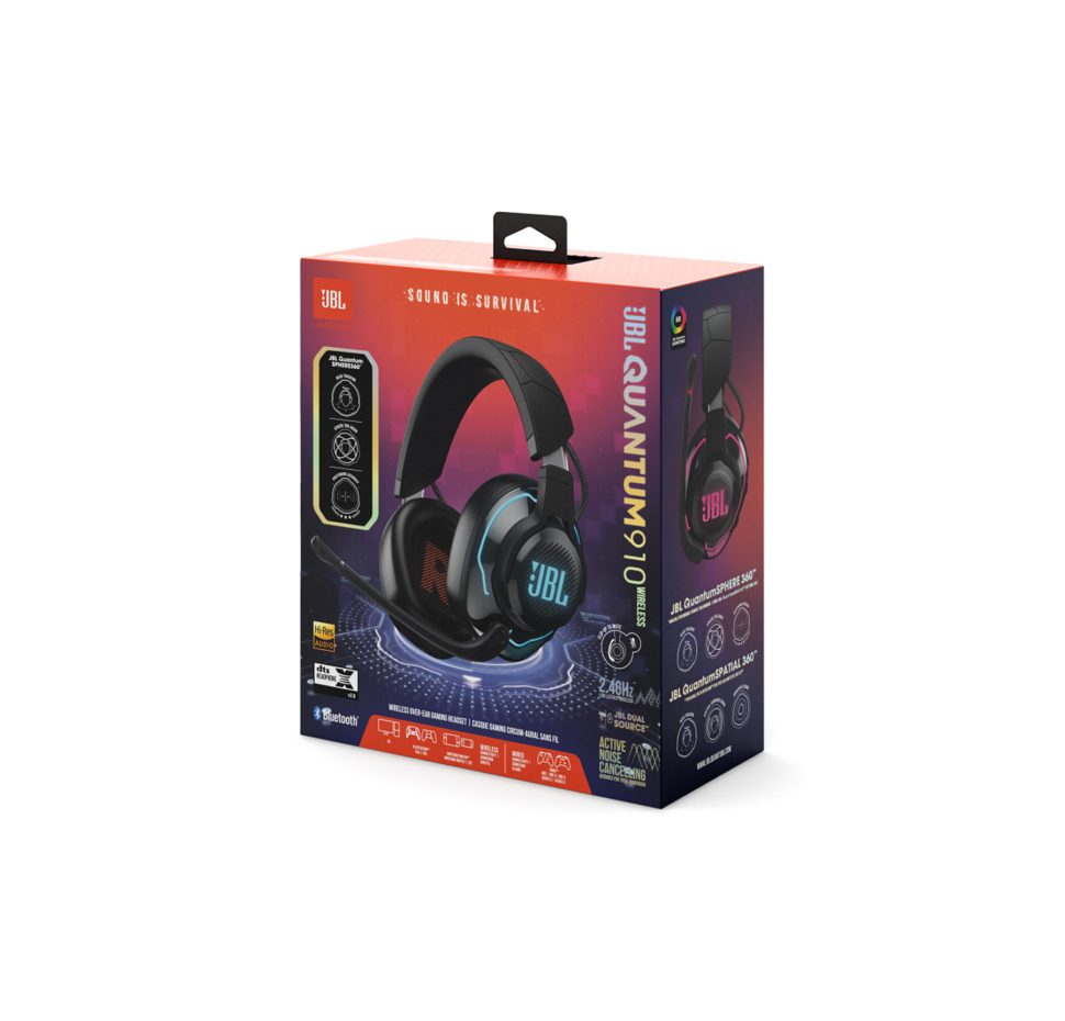 Quantum 910, Over-Ear Dual Wireless Gaming Headset