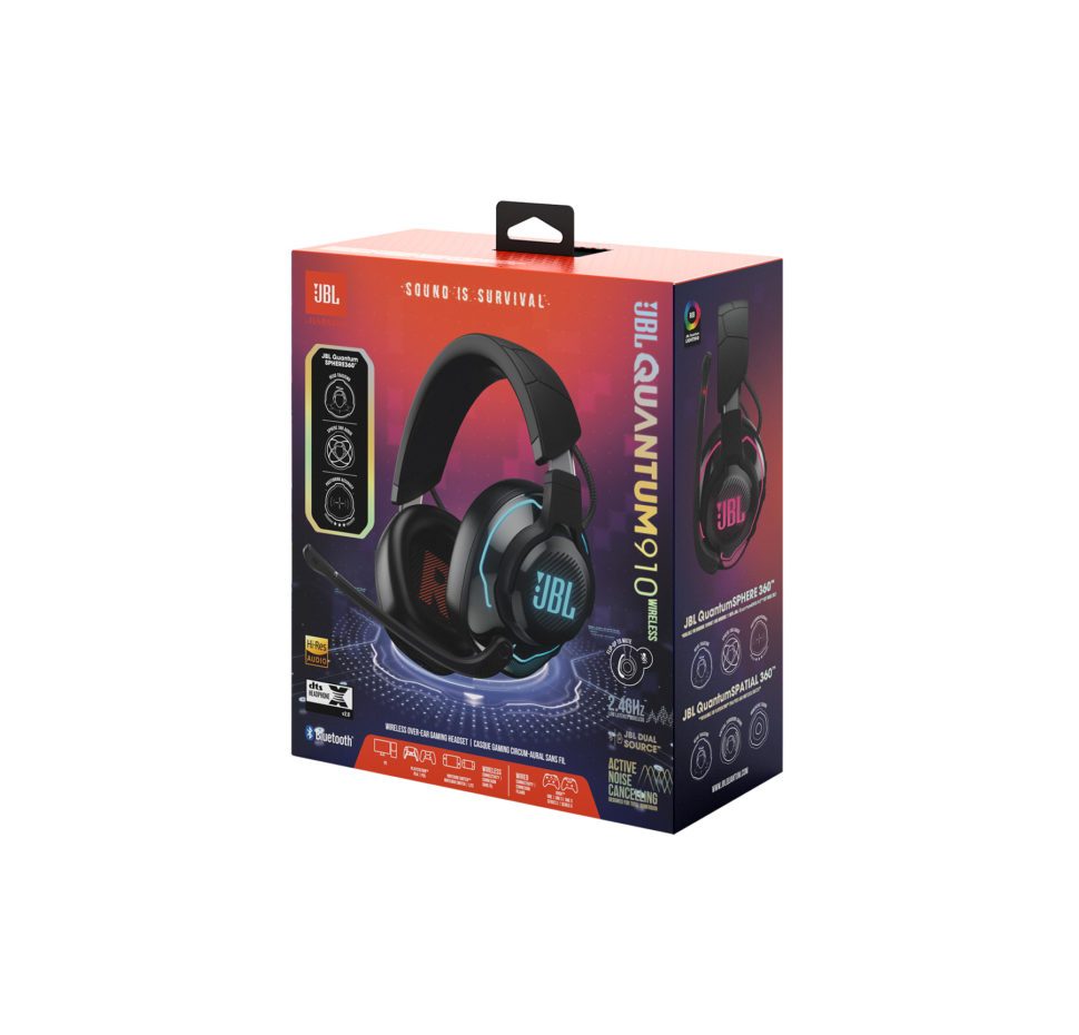 Quantum 910, Over-Ear Dual Wireless Gaming Headset