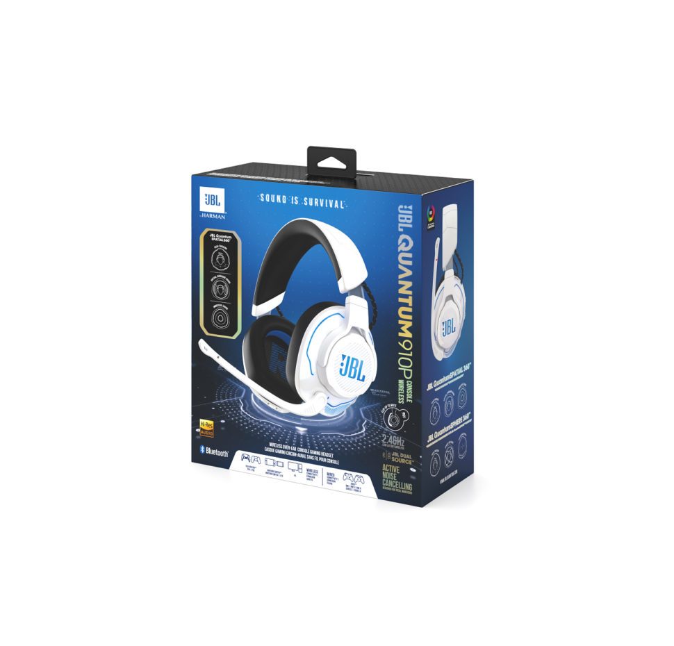 JBL Quantum 910P, PS Over-Ear Dual Wireless Gaming Headset