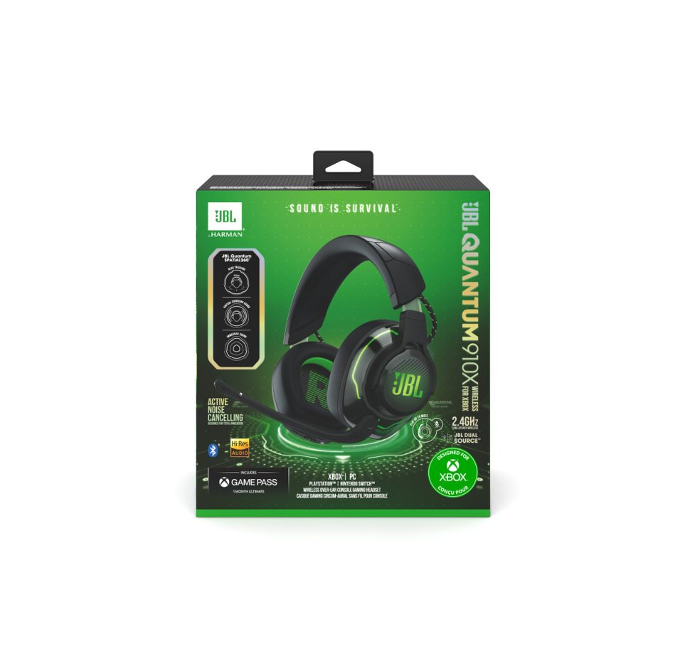 JBL Quantum 910X, XBOX Over-Ear Dual Wireless Gaming Headset