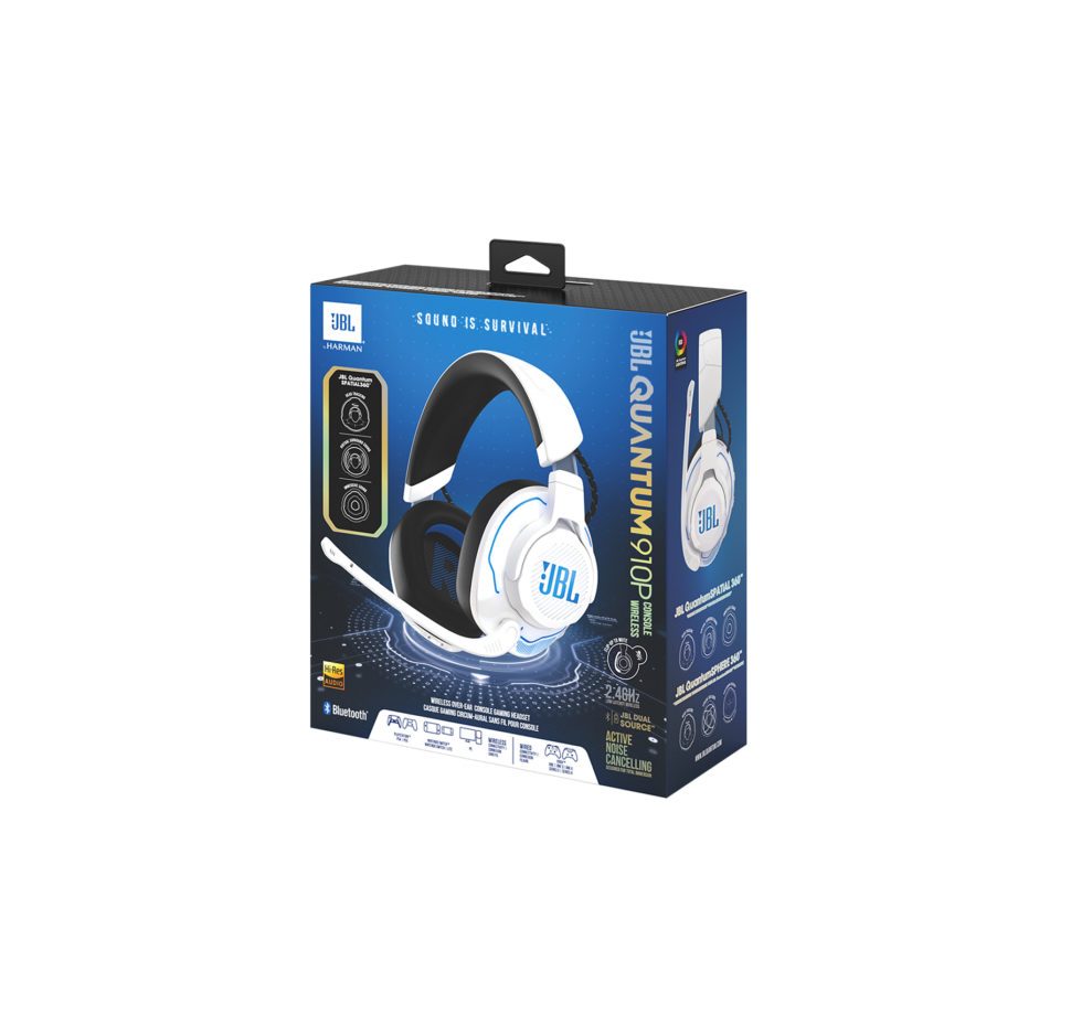 JBL Quantum 910P, PS Over-Ear Dual Wireless Gaming Headset