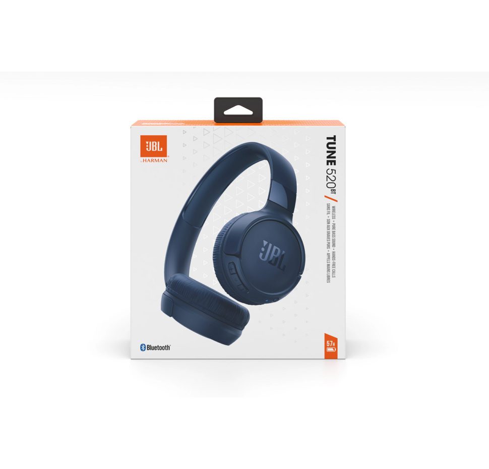 JBL Tune 520ΒΤ, On-Ear Bluetooth Headphones