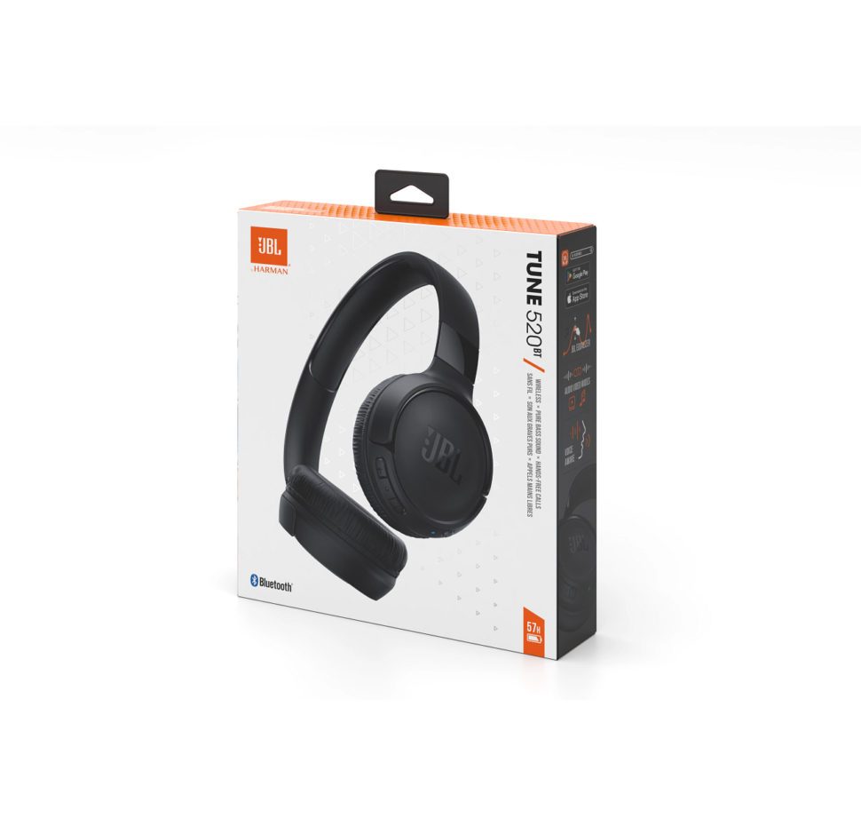 JBL Tune 520ΒΤ, On-Ear Bluetooth Headphones
