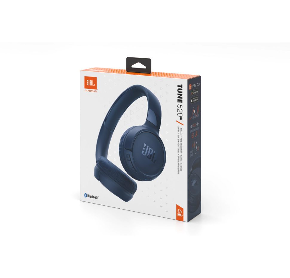 JBL Tune 520ΒΤ, On-Ear Bluetooth Headphones