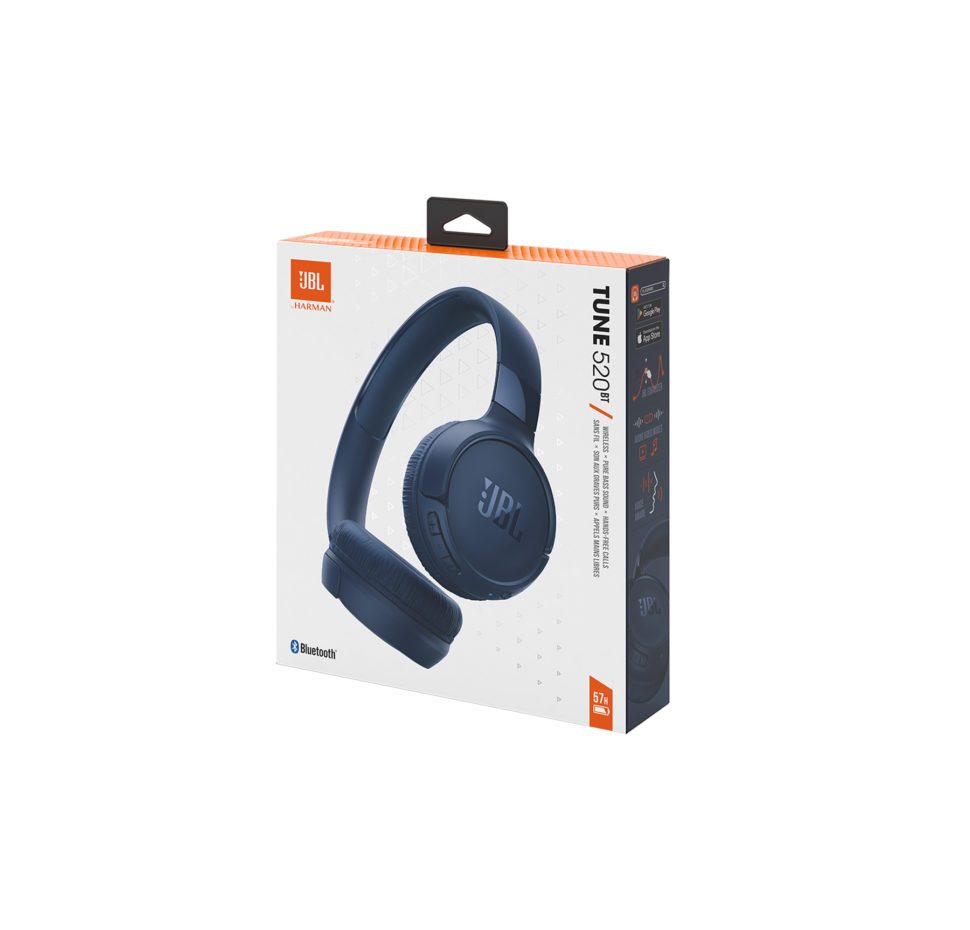 JBL Tune 520ΒΤ, On-Ear Bluetooth Headphones
