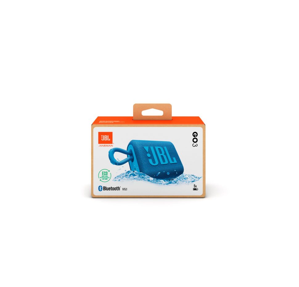 GO3 Eco, Portable Bluetooth Speaker, IP67-Waterproof