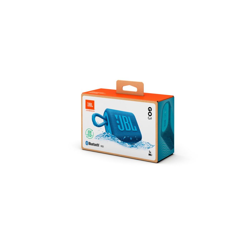 GO3 Eco, Portable Bluetooth Speaker, IP67-Waterproof