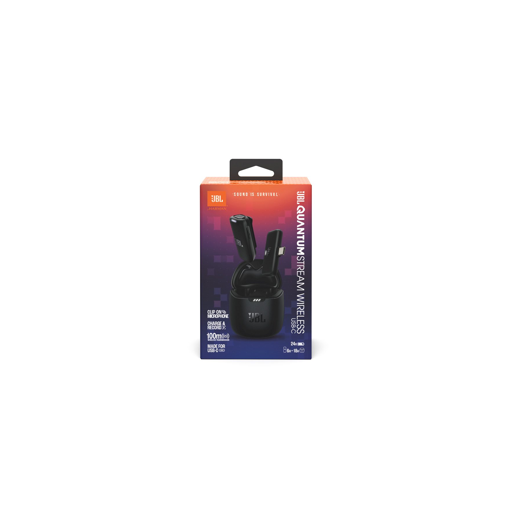 Quantum Stream Wireless, Clip-on Wireless Microphone (USB-C)