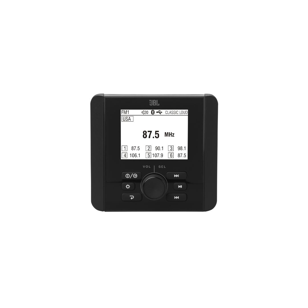 JBL JAM 3000, Marine Audio Source Unit, IP66, 2.8″,BT, USB, FM, JBL JAM 3000, Marine Audio Source Unit, IP66, 2.8″,BT, USB, FM,
